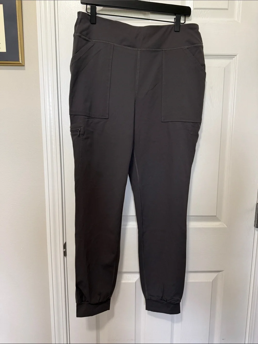Duluth Trading Co Women's Charcoal Classic Joggers Sz M EUC